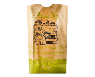 Чипси La Abuela Nieves зі смаком середземноморських трав, 150г