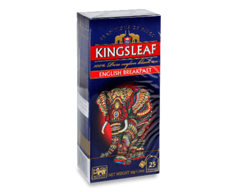 Чай чорний Kingsleaf English Breakfast, 25*2г