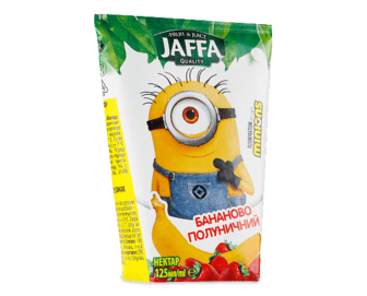 Нектар Jaffa Minions бананово-полуничний, 0,125л