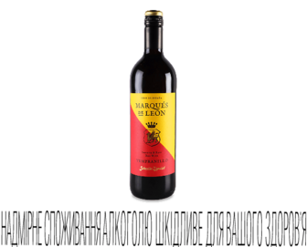 Вино Marques de Leon червоне напівсухе, 0,75л