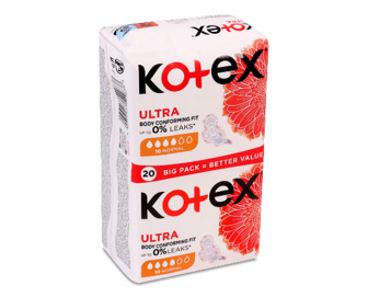 Прокладки Kotex Kotex Ultra Normal, 20шт