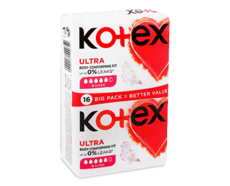 Прокладки Kotex Ultra Super, 16шт