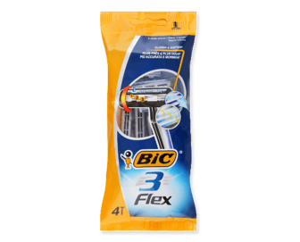 Станок для гоління Bic-3 Flex 3 леза, 4шт/уп