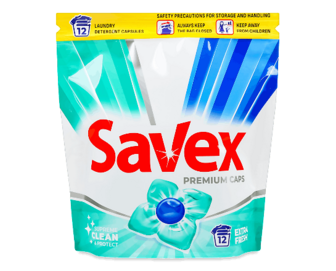 Капсули для прання Savex Extra Fresh, 12шт