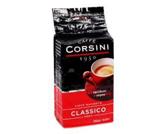 Кава мелена Corsini Classico смажена натуральна, 250г