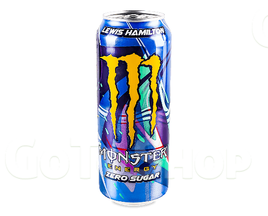 Напій енергетичний Monster Hamilton Zero безалкогольний з/б, 0,5л