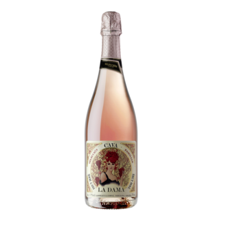 Вино 0,75 л LA DAMA Cava ігристе брют рожеве 11,6 % об скл/пл, Іспанія 