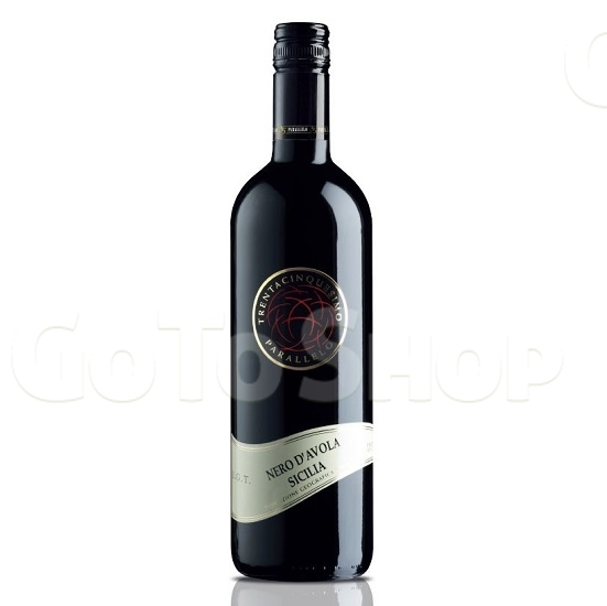 Вино 0,75 л 35 PARALLELO NERO D&#039; AVOLA червоне сухе 13 % об. скл/пл Італія 