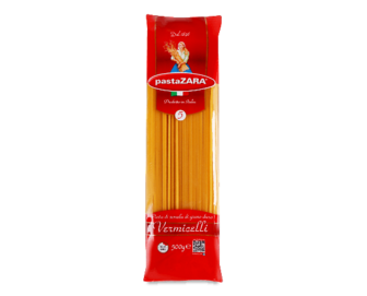 Вироби макаронні Pasta ZARA «Вермічеллі», 500г