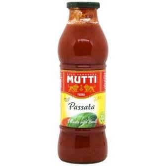 Пюре томатне Mutti з базиліком 700г