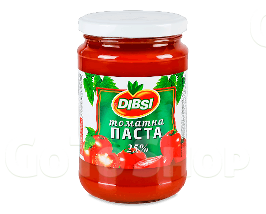 Паста томатна Dibsi 25%, 314г