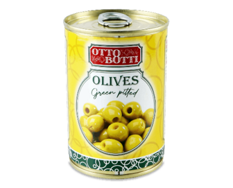 Оливки зелені Otto Botti без кісточок, 300мл