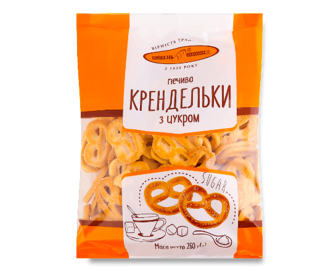 Печиво «Київхліб» крендельки з цукром, 260г