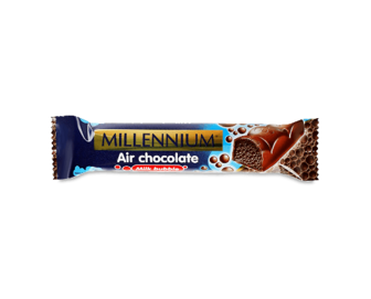 Шоколад молочний Millennium пористий, 22г