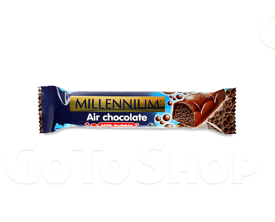 Шоколад молочний Millennium пористий, 22г