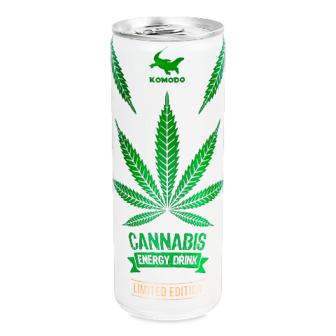 Напій енергетичний Komodo Cannabis газований з/б 0,25л
