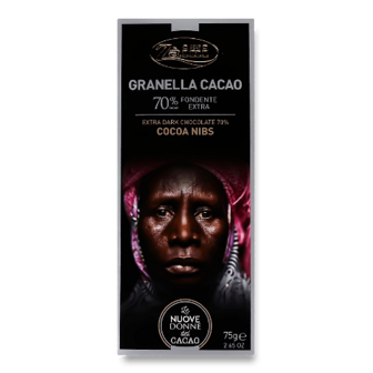 Шоколад чорний Zaini какао-нібси 70% 75г