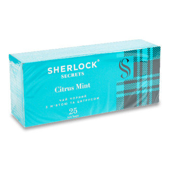 Чай чорний Sherlock Secrets Citrus Mint 25*2г