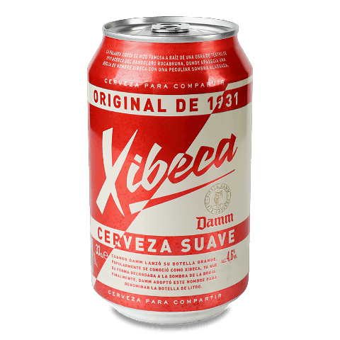 Пиво Xibeca світле з/б 0,33л