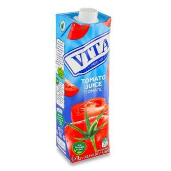 Сік Vita томатний без цукру 1л