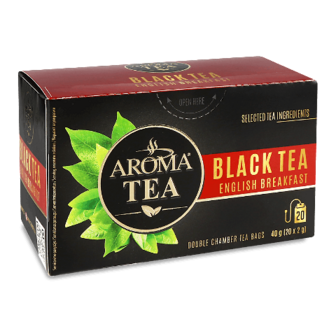 Чай чорний Aroma Tea Англійський сніданок 20*2г