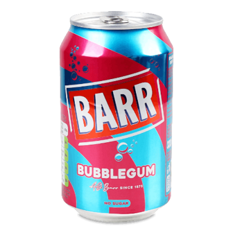 Напій Barr Bubblegum безалкогольний газований з/б 0,33л