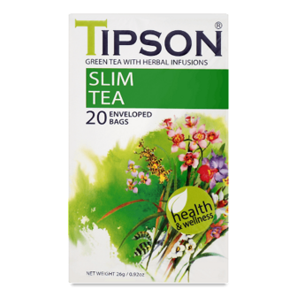 Суміш трав'яна Tipson Wellness Slim Tea 20*1,3г