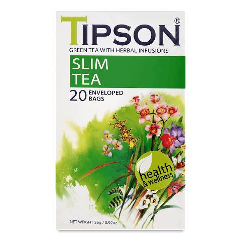 Суміш трав&#039;яна Tipson Wellness Slim Tea 20*1,3г
