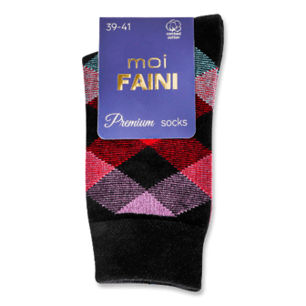 Шкарпетки чоловічі moi Faini 113019 чорний р.39-41 1 пара