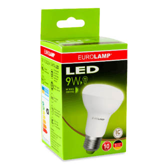 Лампа Eurolamp LED ЕКО P R63 9W 3000K E27 шт