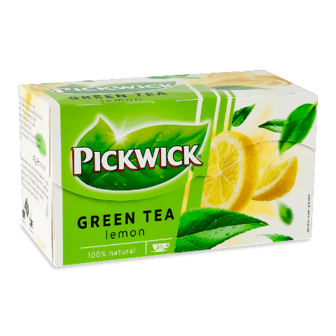 Чай зелений Pickwick з лемонграсом та цедрою лимона 20*2г