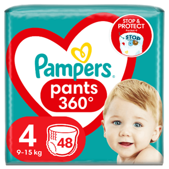 Підгузки-трусики Pampers Pants Maxi 4 (9-15 кг) 48шт
