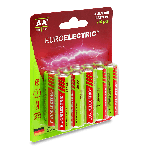 Батарейки Euroelectric AA LR6 10шт