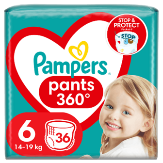 Підгузки-трусики Pampers Pants Extra Large 6 (15+ кг) 36шт