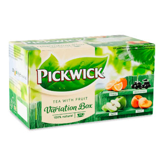 Чай чорний Pickwick Асорті зі шматочками фруктів 4х5х1,5г 30г