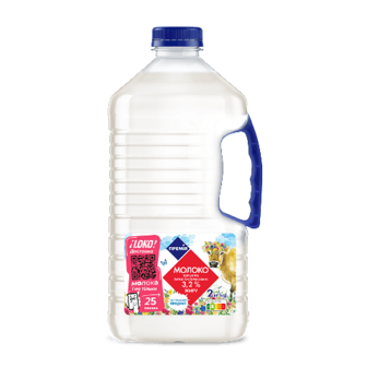 Молоко пастеризоване «Премія»® LOKO питне 3,2% пл 2000г