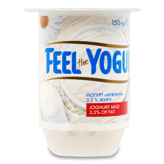 Йогурт Feel the yogurt «Ніжний» 3,5% 150г