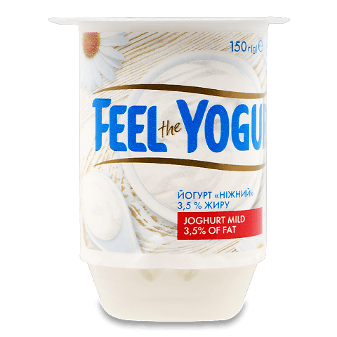 Йогурт Feel the yogurt «Ніжний» 3,5% 150г