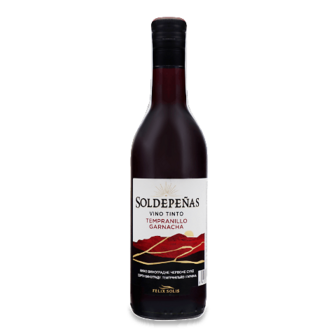 Вино Soldepenas червоне сухе 0,187л
