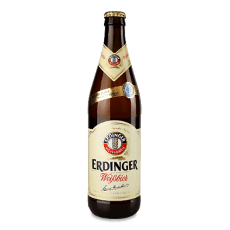 Пиво Erdinger Weissbier пшеничне світле 0,5л
