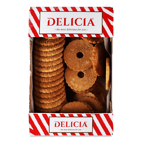 Печиво Delicia «Мальвіна» з вершковим смаком здобне 0,35кг