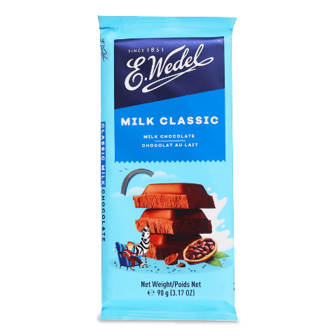Шоколад молочний E.Wedel 90г