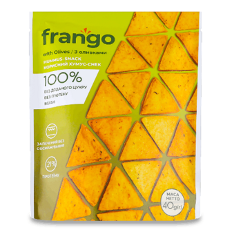 Крекер «Лавка традицій» Frango «Хумус-снек» з оливками 40г