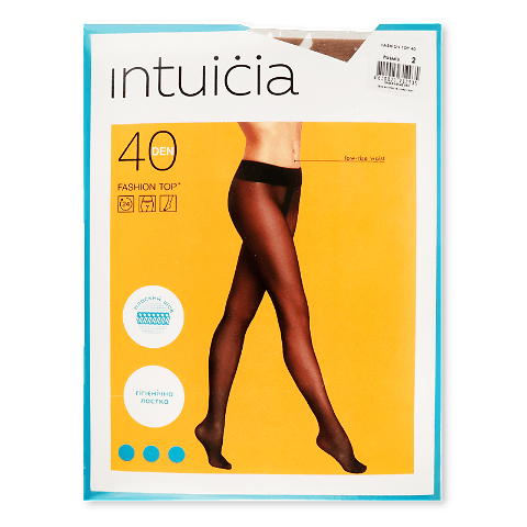 Колготки жіночі Intuicia Fashion Top 40 тілесні р. 2 шт