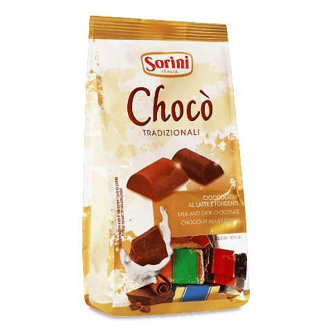 Цукерки Sorini «Чоко» шоколадні 150г