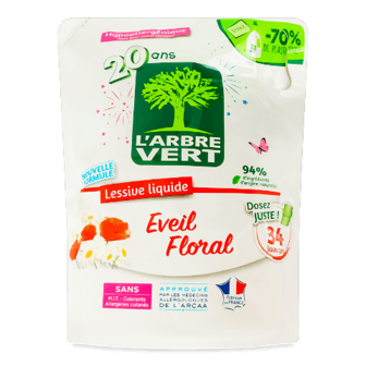 Засіб для прання L'Arbre Vert Аромат квітів 1,53л