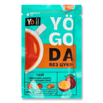 Чай Yogoda маракуя-манго-мускатний горіх концентрат д/п 50г