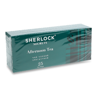 Чай чорний Sherlock Secrets Afternoon Tea 25*2г