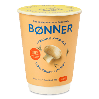Крем-суп Bonner гороховий з грибами 50г