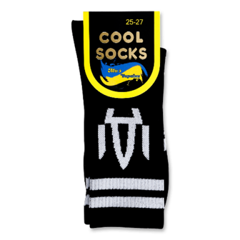 Шкарпетки чоловічі Cool Socks «ІДИ» р. 25-27 чорні 1 пара